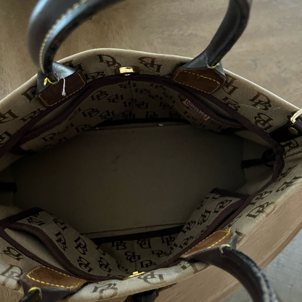 Dooney & Bourke Brown and Black Monogram Interior - Picture 2 of 4